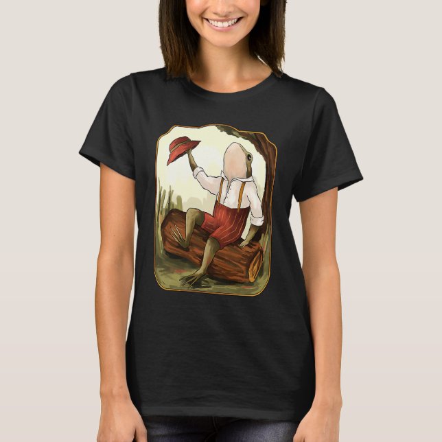 Camiseta Ropa de sapo retro vintage (Anverso)