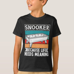 Camiseta Ropa De Snooker Para Los Hombres Porque La Vida Ne