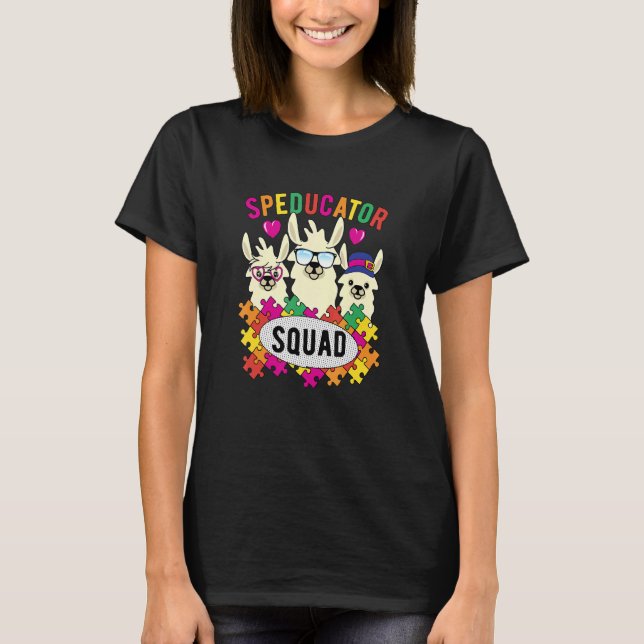 Camiseta Ropa de Speducator Squad Autismo (Anverso)