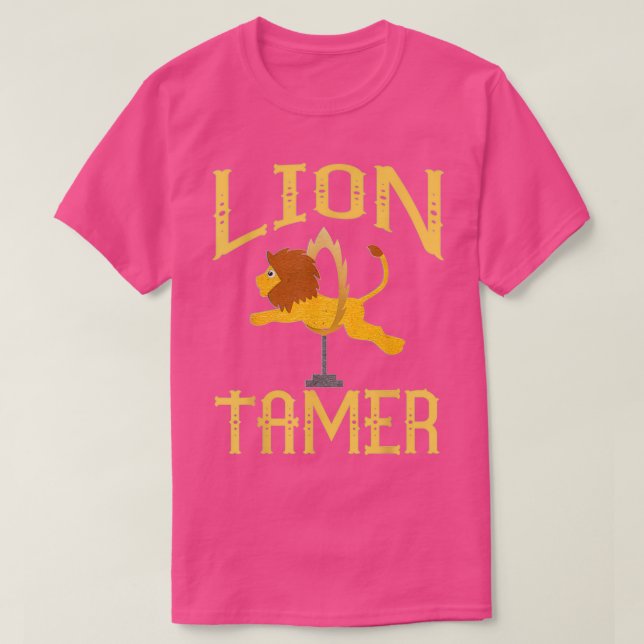 Camiseta Ropa de tamer de león de Circus Lion (Diseño del anverso)