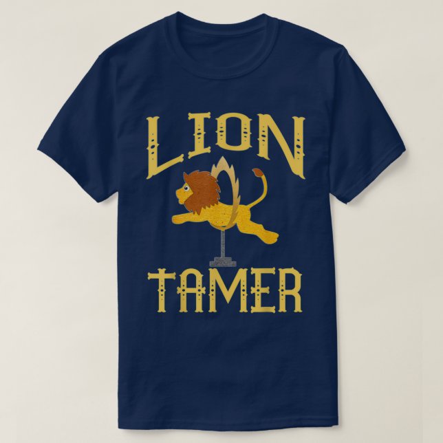 Camiseta Ropa de tamer de león de Circus Lion (Diseño del anverso)