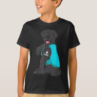 Ropa de tatuajes de Labrador Retriever amo a papá,