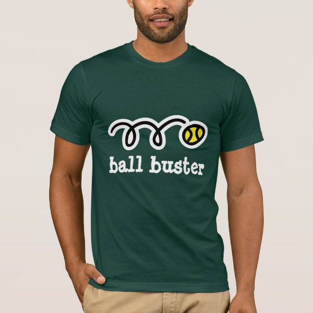 Camiseta Ropa de tenis con citas divertidas | Ball buster (Anverso)