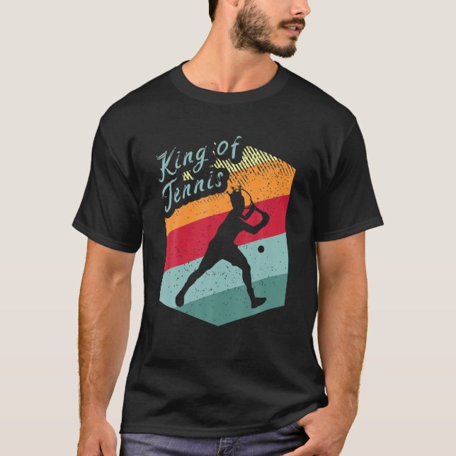 Camiseta Ropa De Tenis Graciosa Para Un Jugador De Tenis (Anverso)