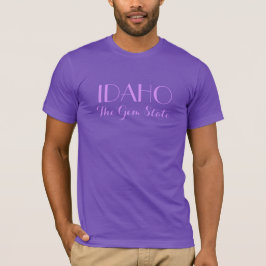 Camiseta Ropa de texto de IDAHO personalizado