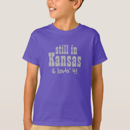 Camiseta Ropa de texto de KANSAS personalizado