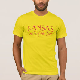 Camiseta Ropa de texto de KANSAS personalizado