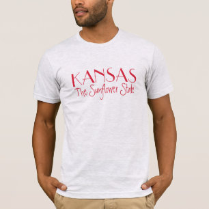 Camiseta Ropa de texto de KANSAS personalizado