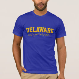 Camiseta ropa de texto DELAWARE personalizado