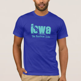 Camiseta Ropa de texto personalizado IOWA