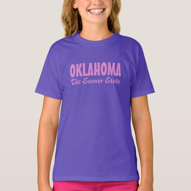 Camiseta Ropa de texto personalizado OKLAHOMA (Anverso)