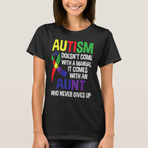 Camiseta Ropa de Tía del Autismo Diseño de Tías Increíbles