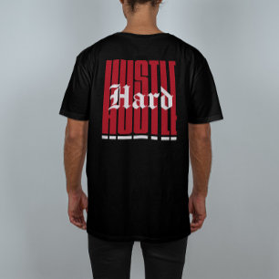 Camiseta Ropa de tipografía fuertemente motivacional