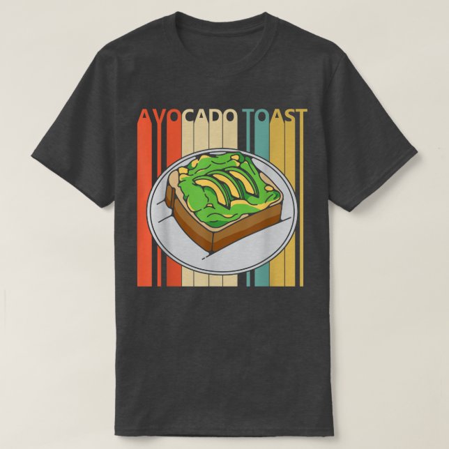 Camiseta Ropa de tostada de aguacate (Diseño del anverso)