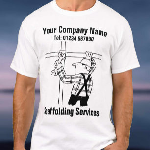 Camiseta Ropa de trabajo de la empresa de servicios de anda