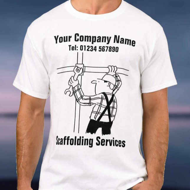 Camiseta Ropa de trabajo de la empresa Scaffolder Scaffoldi (Subido por el creador)