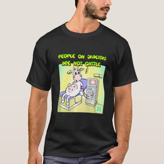 Camiseta Ropa de Vaca de Diálisis (Anverso)