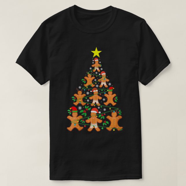 Camiseta Ropa de vacaciones de pan de especias para mujeres (Diseño del anverso)