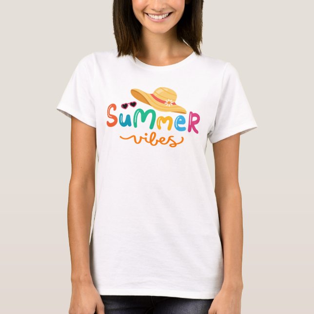 Camiseta Ropa de verano para mujeres (Anverso)