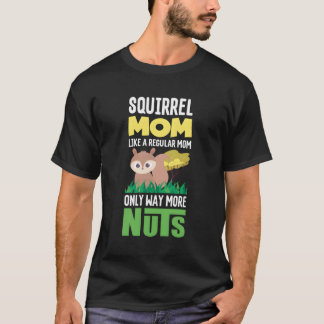 Camiseta Ropa De Vestido De Ardilla Nueces Días De Madre Sq