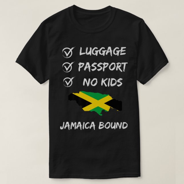 Camiseta Ropa De Viaje Jamaiquina Para Sus Próximas Vacacio (Diseño del anverso)