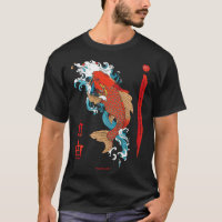 ropa de vida de pez koi en el pescado japonés, sus