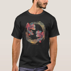 Camiseta ropa de vida de pez koi en pez japones koi susurro