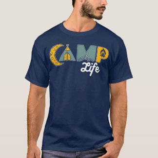 Camiseta Ropa de vida en el campamento retro