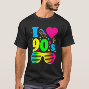 Camiseta Ropa de vintage retro estilo Chica de los años 90