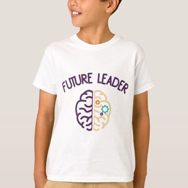Camiseta ropa de vuelta al cole, futuro líder  (Anverso)