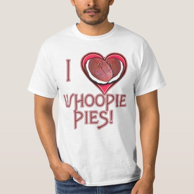 Camiseta Ropa del amor de la empanada de Whoopie, (Anverso)