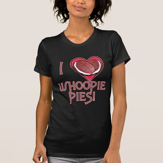 Camiseta Ropa del amor de la empanada de Whoopie, (Anverso)