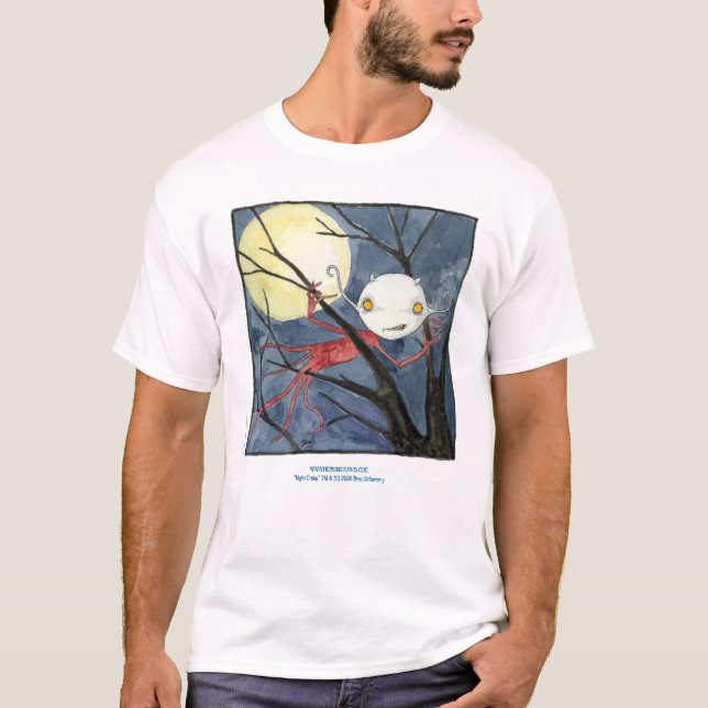 Camiseta "Ropa del arrastramiento de la noche" (Anverso)