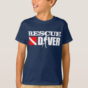 Camiseta Ropa del buceador 2 del rescate