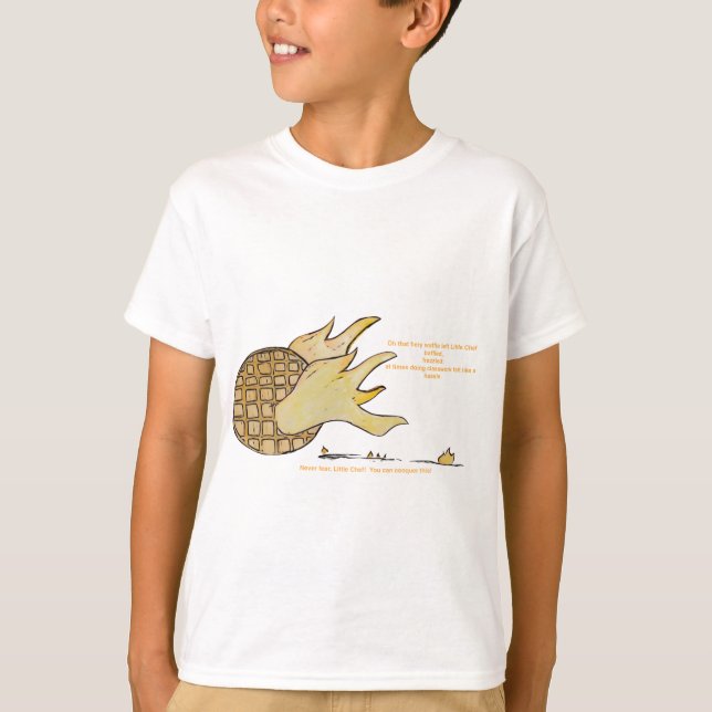 Camiseta Ropa del carácter de los niños del pequeño (Anverso)