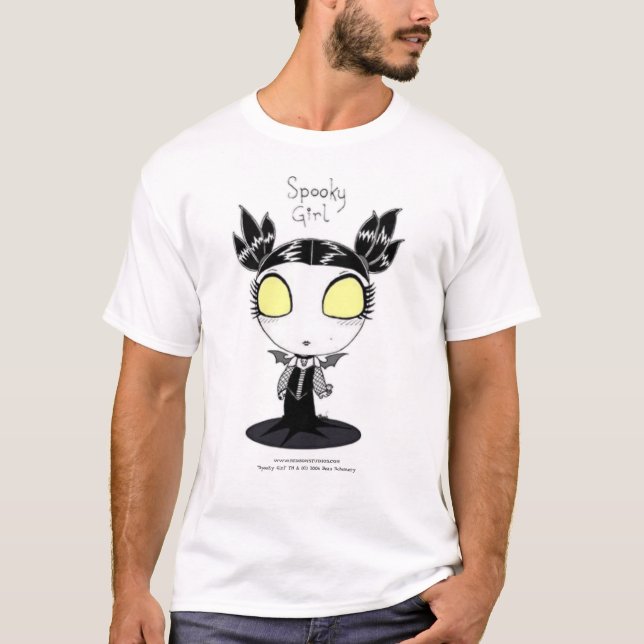 Camiseta Ropa del "chica fantasmagórico" (Anverso)