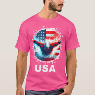 Camiseta Ropa del equipo de natación de Estados Unidos Band
