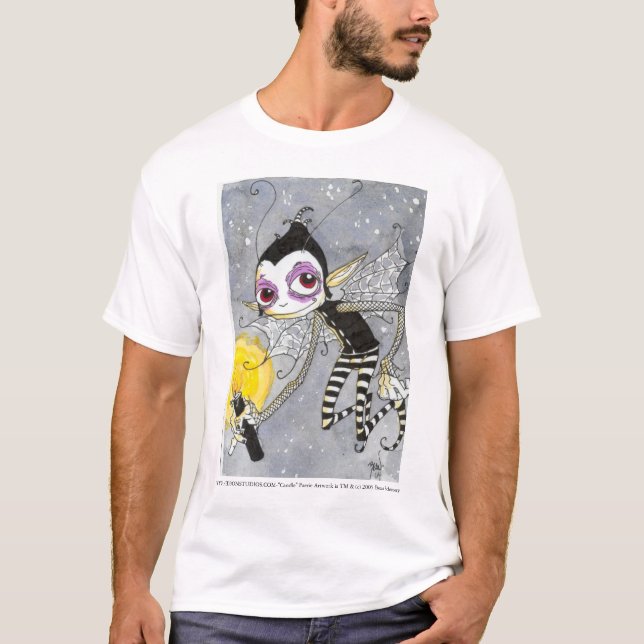 Camiseta Ropa del Faerie de la "vela" (Anverso)