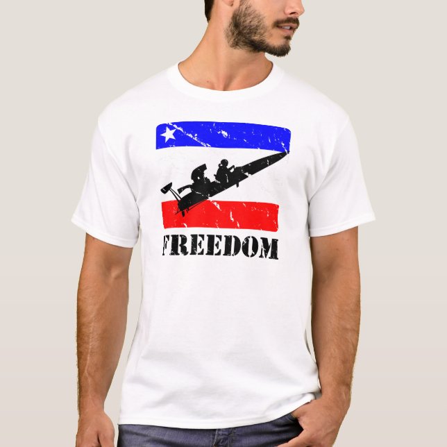 Camiseta Ropa del Fricción-Barco de la libertad (Anverso)