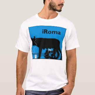 Camiseta ropa del iRoma (azul)