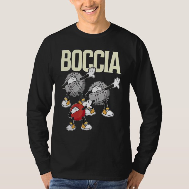 Camiseta Ropa del jugador Boccia con bolas de Dabbing Bocci (Anverso)