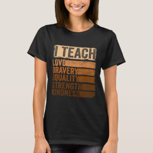 Camiseta Ropa del Mes de la Historia Negra Enseño Historia