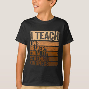 Camiseta Ropa del Mes de la Historia Negra Enseño Historia 
