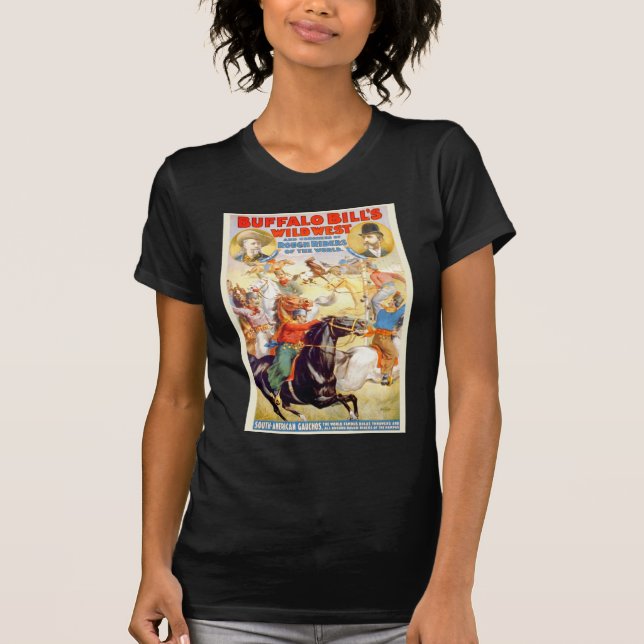 Camiseta Ropa del oeste salvaje del poster de la (Anverso)