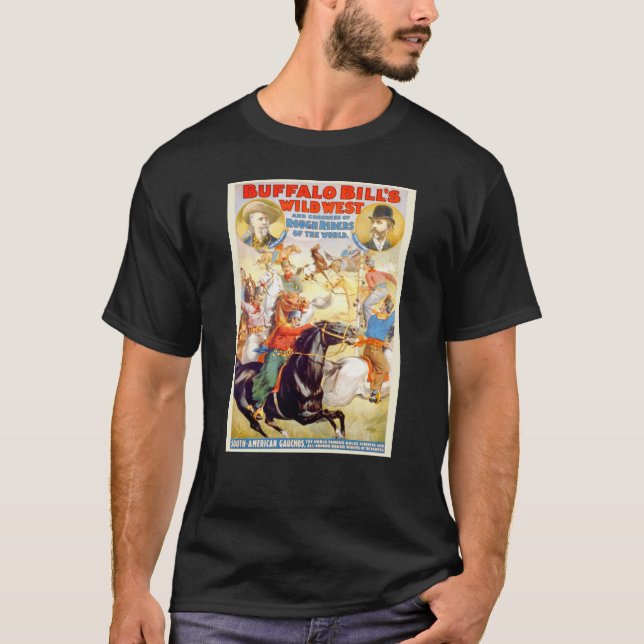 Camiseta Ropa del oeste salvaje del poster de la (Anverso)