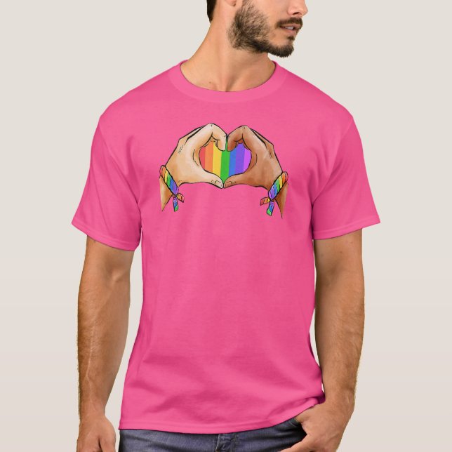 Camiseta Ropa Del Orgullo Gay Lgbt Bandera Arcoiris Unidad  (Anverso)