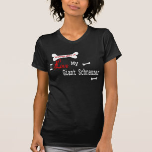 Camiseta Ropa del Schnauzer gigante (amor de I)
