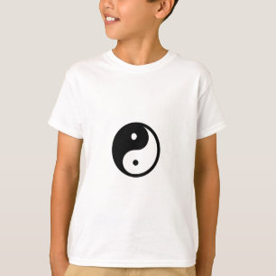 Camiseta Ropa del símbolo blanco y negro de Yin/de Yang