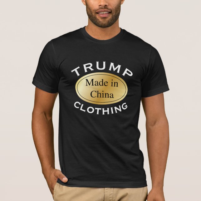 Camiseta Ropa del triunfo del """ con "hecha en etiqueta de (Anverso)