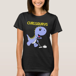 Camiseta Ropa deportiva de curado de dinosaurio de Curlsaur